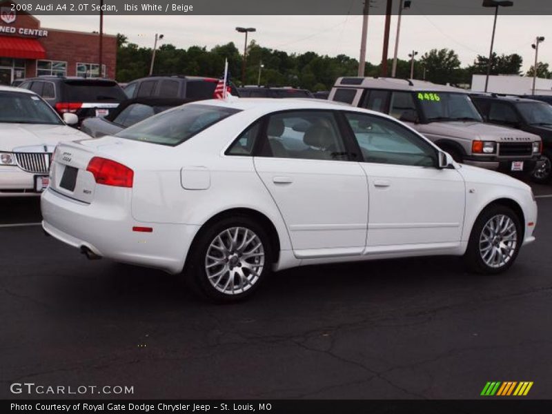 Ibis White / Beige 2008 Audi A4 2.0T Sedan