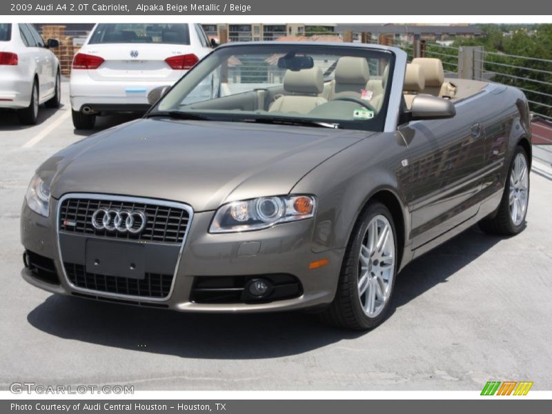 Alpaka Beige Metallic / Beige 2009 Audi A4 2.0T Cabriolet