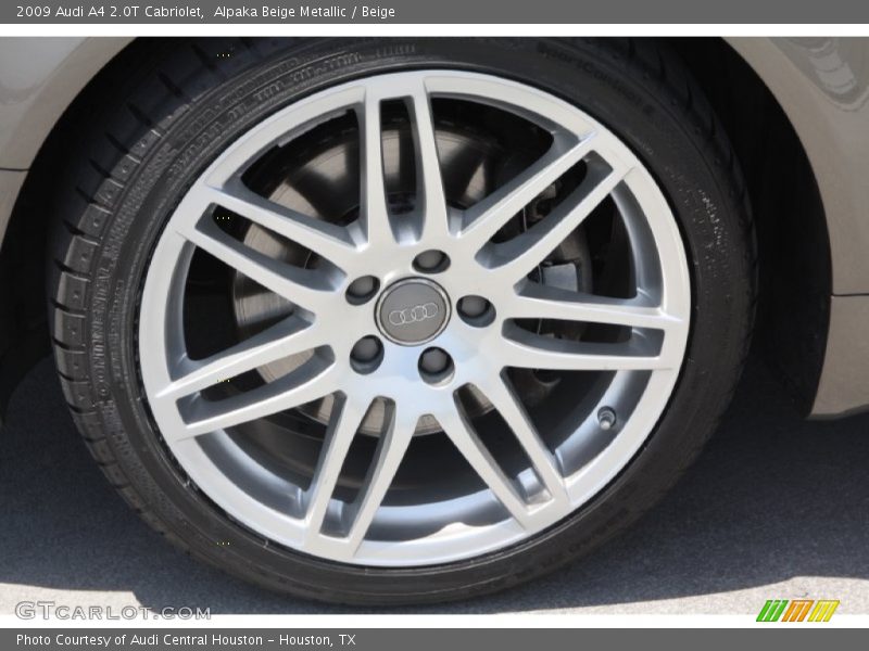 Alpaka Beige Metallic / Beige 2009 Audi A4 2.0T Cabriolet
