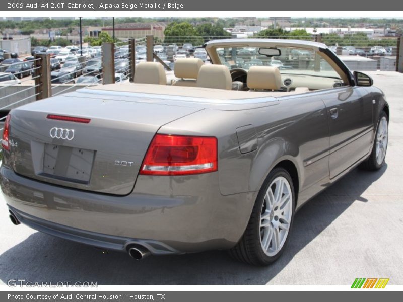 Alpaka Beige Metallic / Beige 2009 Audi A4 2.0T Cabriolet