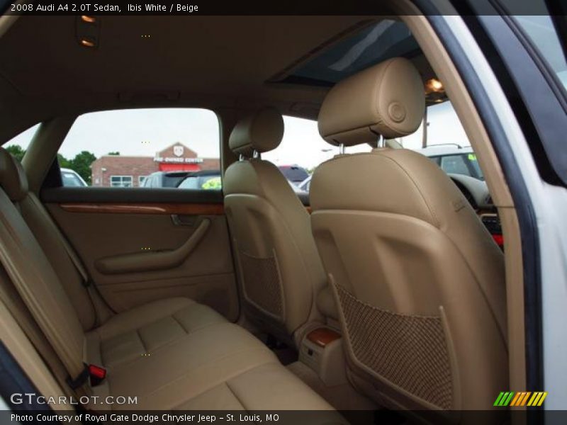 Ibis White / Beige 2008 Audi A4 2.0T Sedan