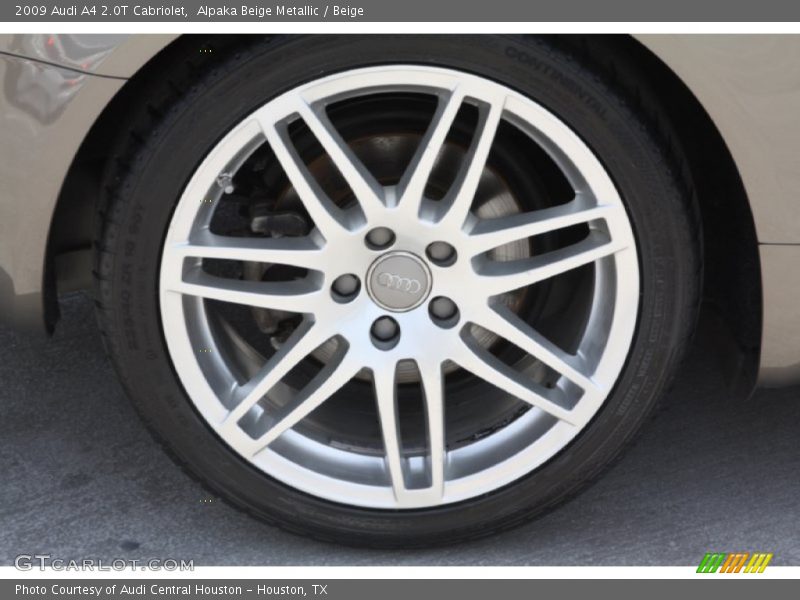 Alpaka Beige Metallic / Beige 2009 Audi A4 2.0T Cabriolet