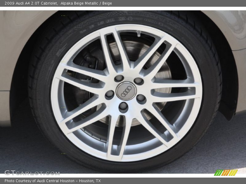 Alpaka Beige Metallic / Beige 2009 Audi A4 2.0T Cabriolet