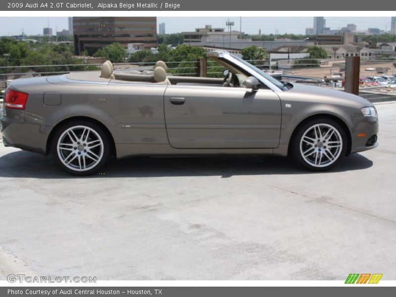 Alpaka Beige Metallic / Beige 2009 Audi A4 2.0T Cabriolet