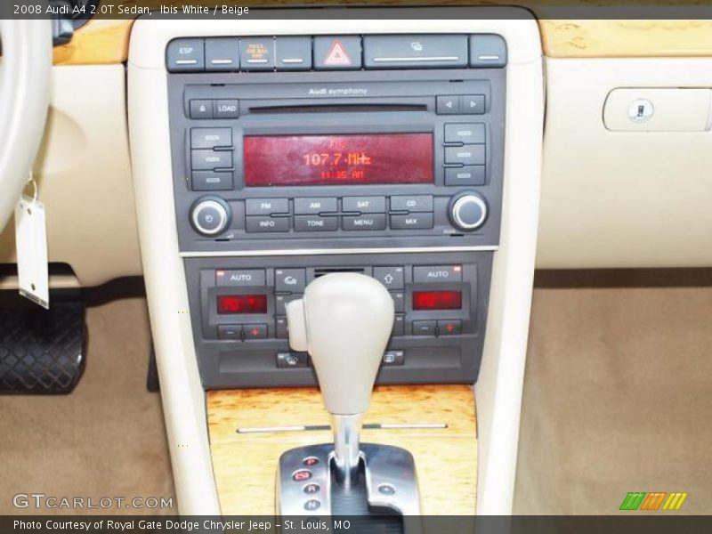 Ibis White / Beige 2008 Audi A4 2.0T Sedan
