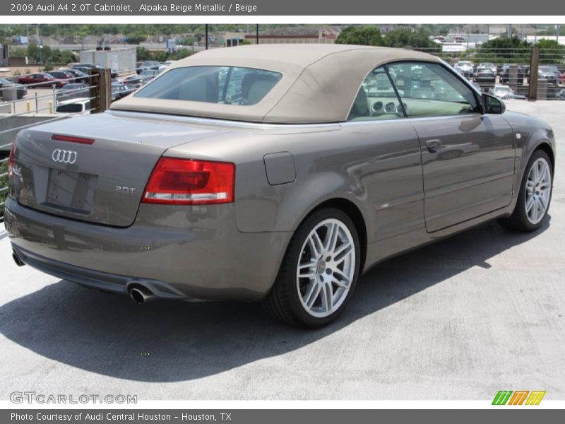 Alpaka Beige Metallic / Beige 2009 Audi A4 2.0T Cabriolet