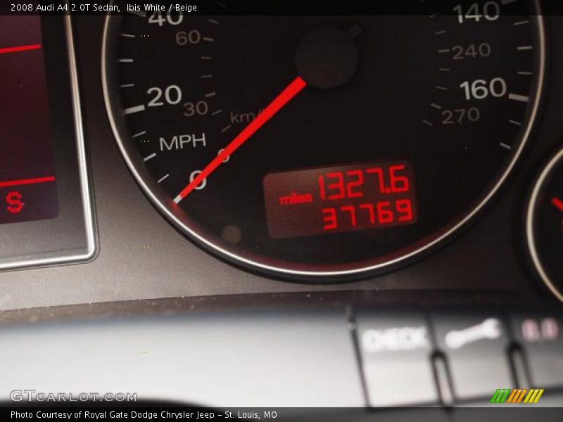 Ibis White / Beige 2008 Audi A4 2.0T Sedan