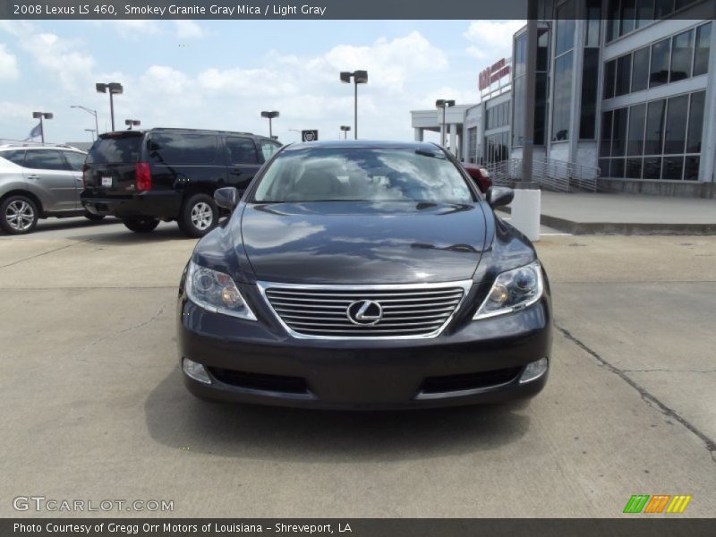 Smokey Granite Gray Mica / Light Gray 2008 Lexus LS 460