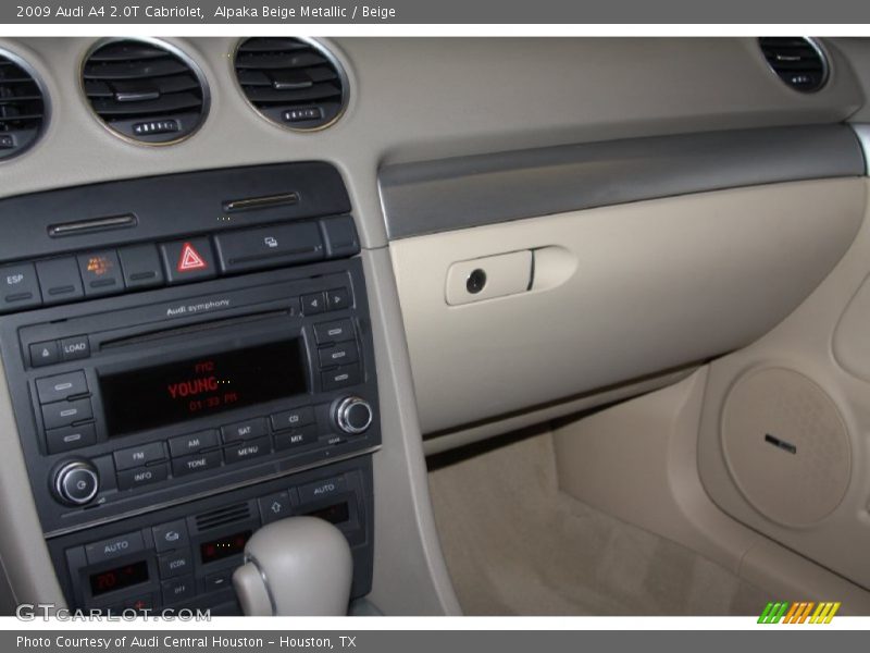 Alpaka Beige Metallic / Beige 2009 Audi A4 2.0T Cabriolet