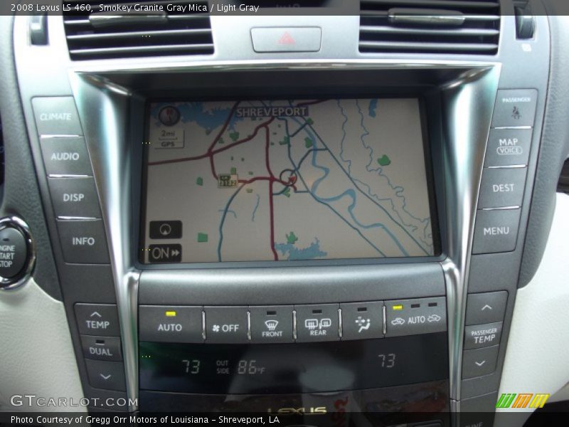 Smokey Granite Gray Mica / Light Gray 2008 Lexus LS 460