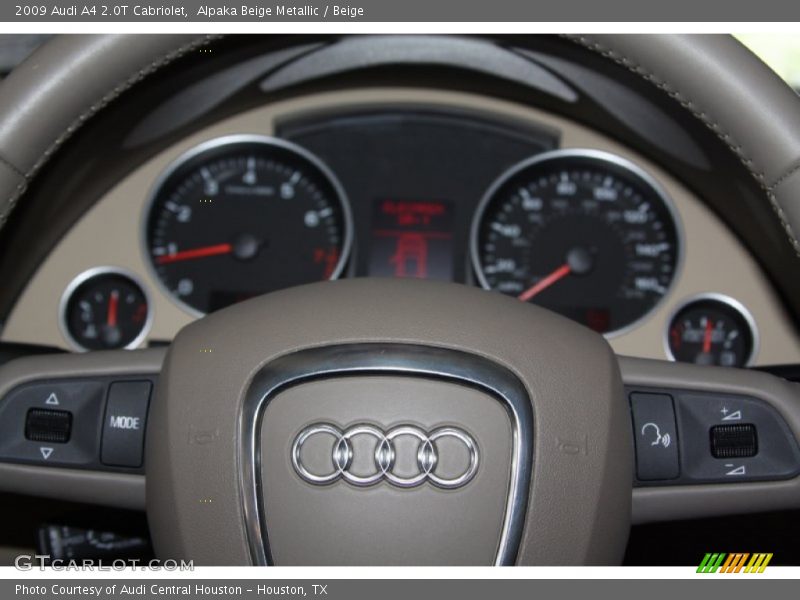 Alpaka Beige Metallic / Beige 2009 Audi A4 2.0T Cabriolet