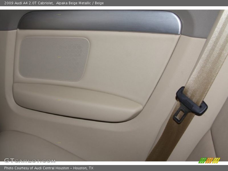Alpaka Beige Metallic / Beige 2009 Audi A4 2.0T Cabriolet