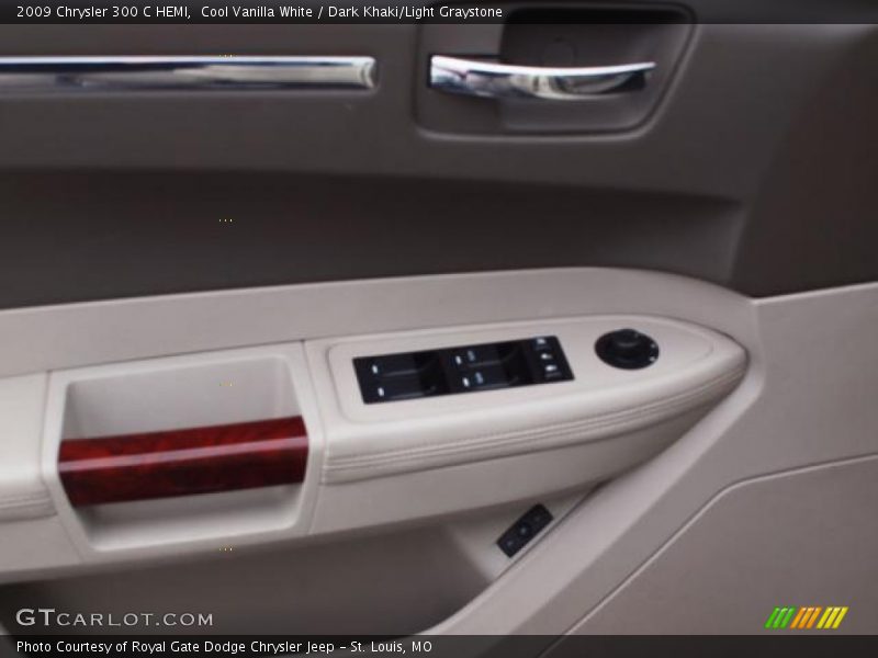 Cool Vanilla White / Dark Khaki/Light Graystone 2009 Chrysler 300 C HEMI
