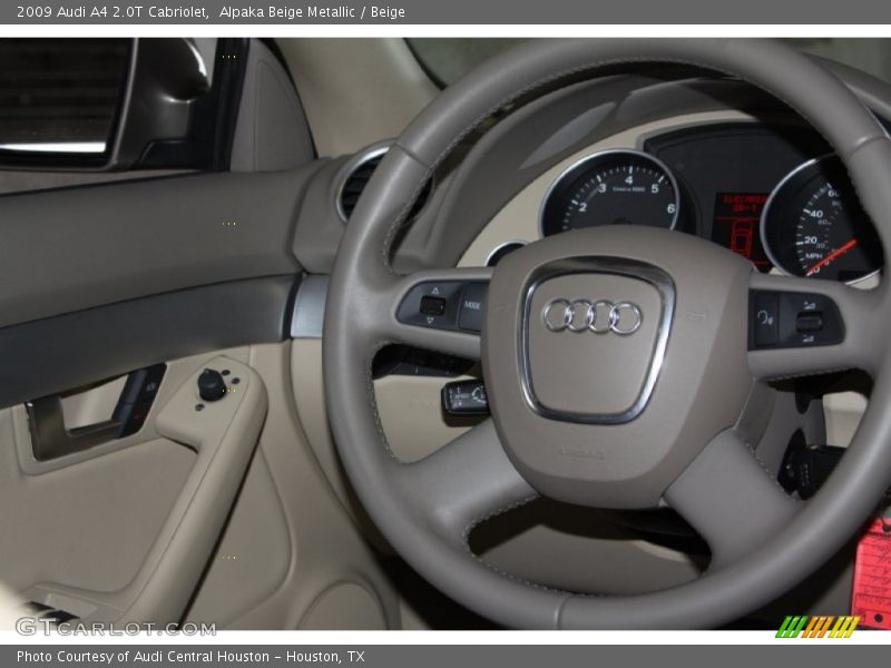Alpaka Beige Metallic / Beige 2009 Audi A4 2.0T Cabriolet
