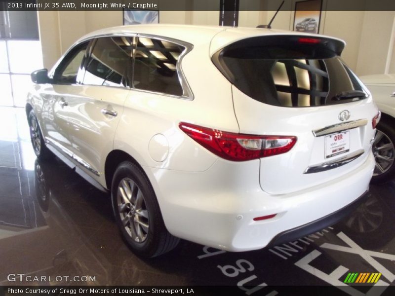 Moonlight White / Graphite 2013 Infiniti JX 35 AWD