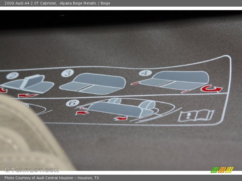 Alpaka Beige Metallic / Beige 2009 Audi A4 2.0T Cabriolet