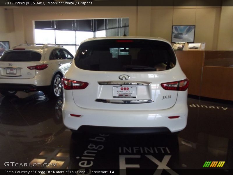 Moonlight White / Graphite 2013 Infiniti JX 35 AWD