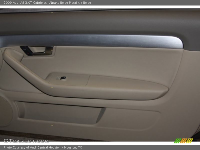 Alpaka Beige Metallic / Beige 2009 Audi A4 2.0T Cabriolet