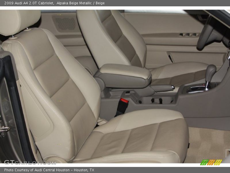 Alpaka Beige Metallic / Beige 2009 Audi A4 2.0T Cabriolet