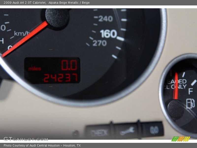Alpaka Beige Metallic / Beige 2009 Audi A4 2.0T Cabriolet