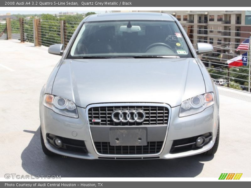 Quartz Grey Metallic / Black 2008 Audi A4 3.2 Quattro S-Line Sedan