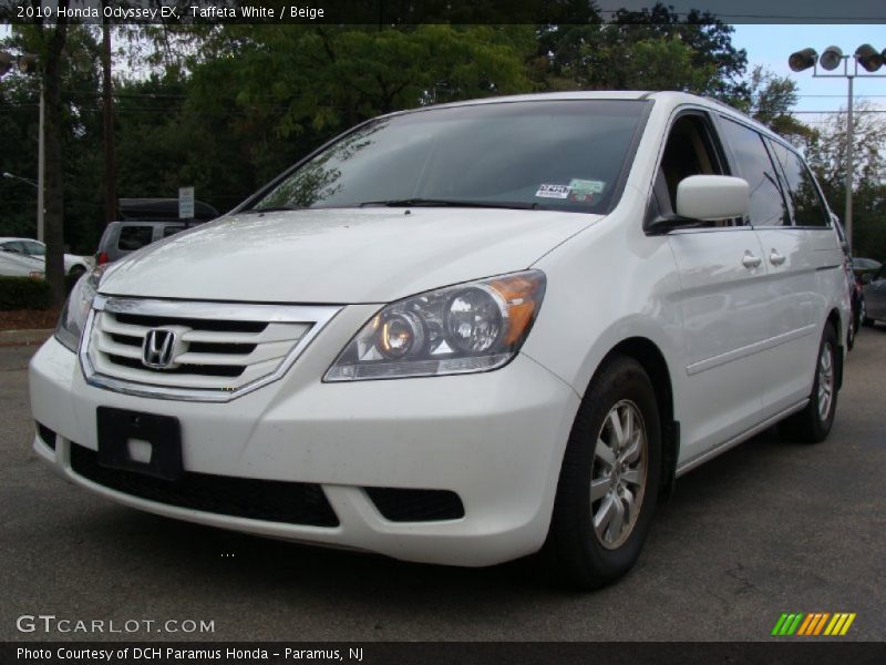 Taffeta White / Beige 2010 Honda Odyssey EX