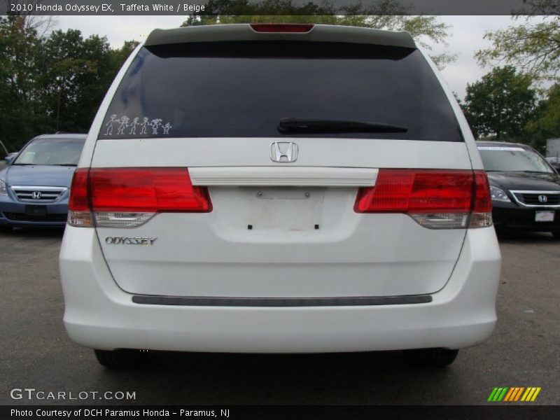 Taffeta White / Beige 2010 Honda Odyssey EX