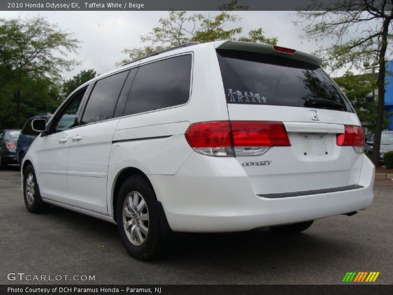 Taffeta White / Beige 2010 Honda Odyssey EX