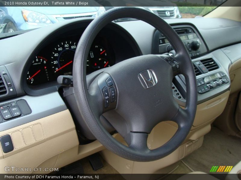 Taffeta White / Beige 2010 Honda Odyssey EX