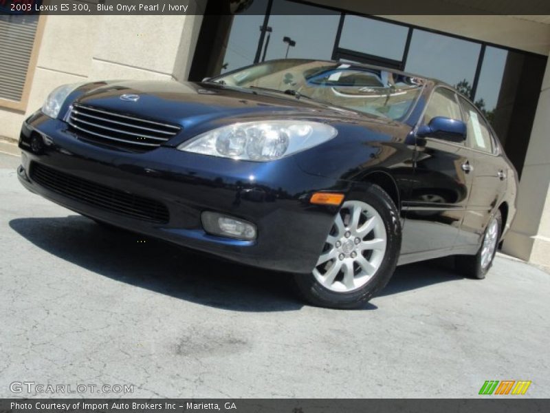 Blue Onyx Pearl / Ivory 2003 Lexus ES 300