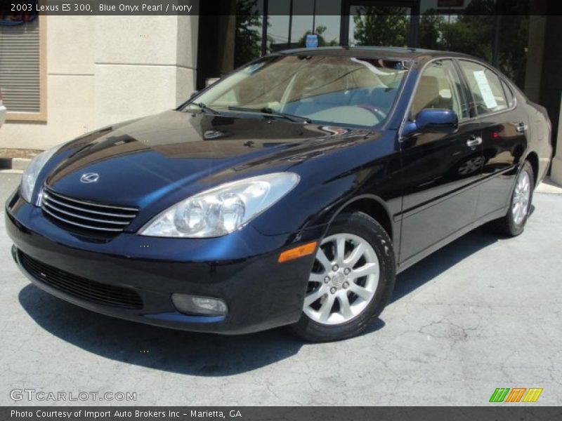 Blue Onyx Pearl / Ivory 2003 Lexus ES 300