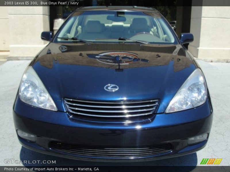 Blue Onyx Pearl / Ivory 2003 Lexus ES 300