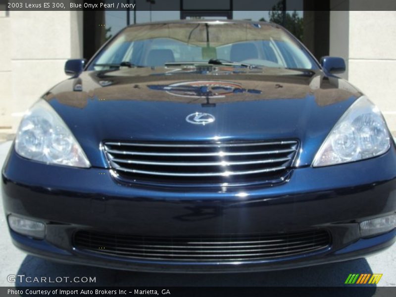Blue Onyx Pearl / Ivory 2003 Lexus ES 300