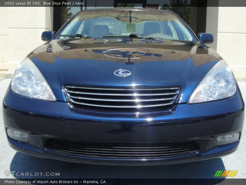 Blue Onyx Pearl / Ivory 2003 Lexus ES 300