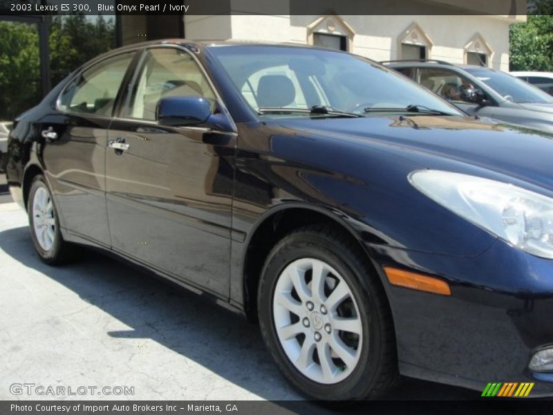 Blue Onyx Pearl / Ivory 2003 Lexus ES 300