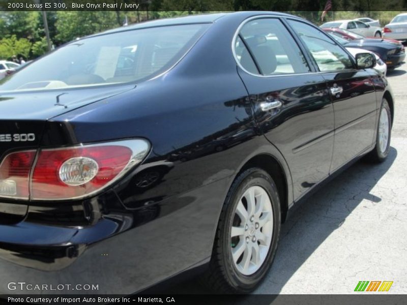 Blue Onyx Pearl / Ivory 2003 Lexus ES 300