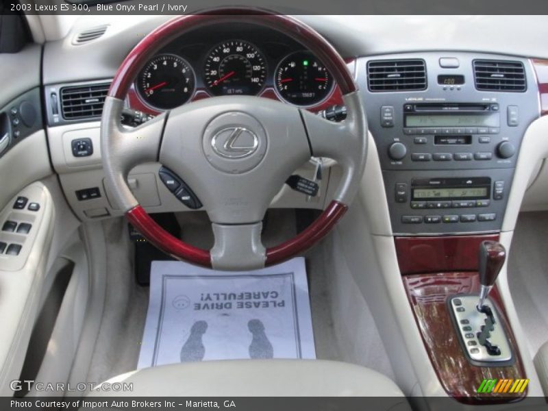 Blue Onyx Pearl / Ivory 2003 Lexus ES 300
