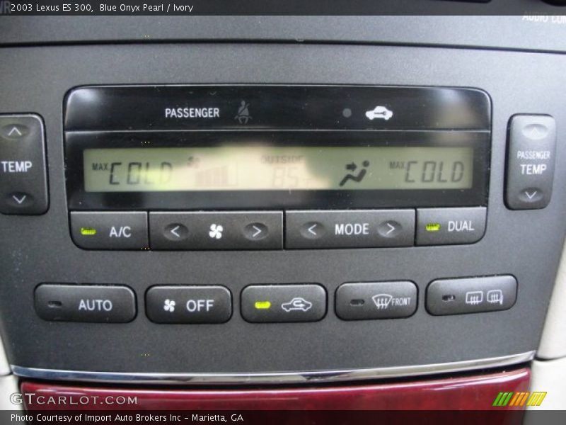 Blue Onyx Pearl / Ivory 2003 Lexus ES 300