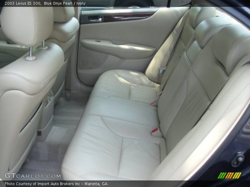 Blue Onyx Pearl / Ivory 2003 Lexus ES 300