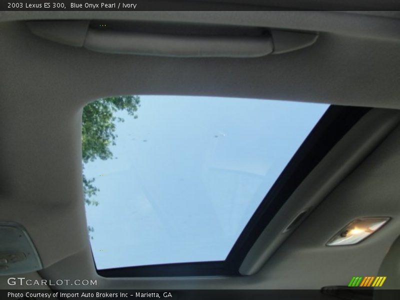Blue Onyx Pearl / Ivory 2003 Lexus ES 300