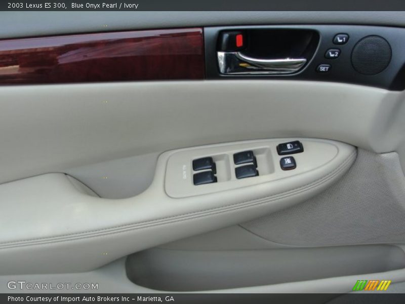 Blue Onyx Pearl / Ivory 2003 Lexus ES 300