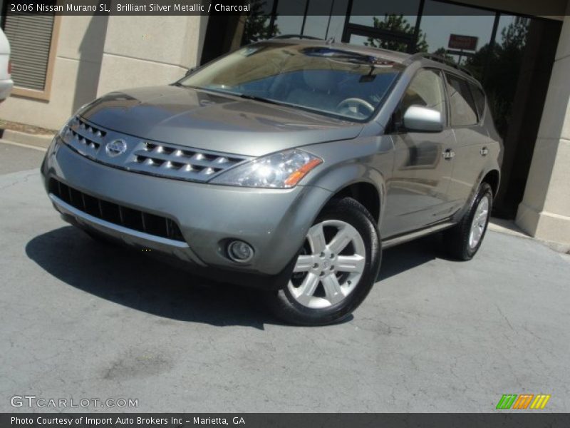 Brilliant Silver Metallic / Charcoal 2006 Nissan Murano SL