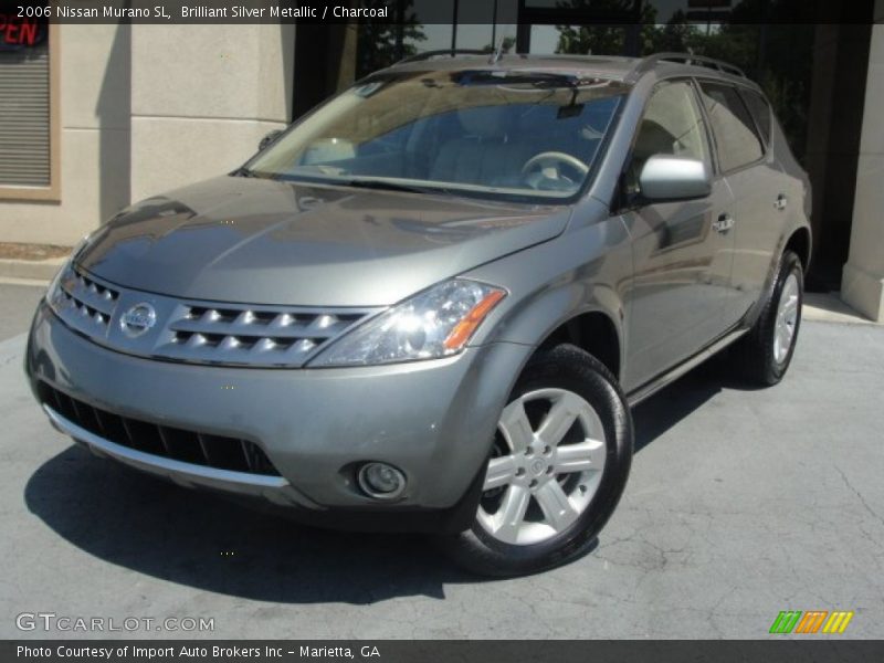 Brilliant Silver Metallic / Charcoal 2006 Nissan Murano SL
