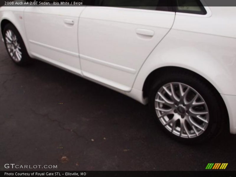 Ibis White / Beige 2008 Audi A4 2.0T Sedan
