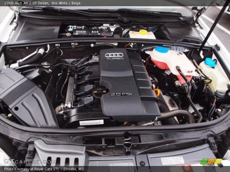 Ibis White / Beige 2008 Audi A4 2.0T Sedan