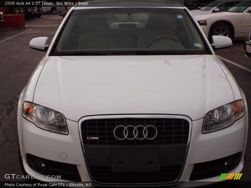 Ibis White / Beige 2008 Audi A4 2.0T Sedan