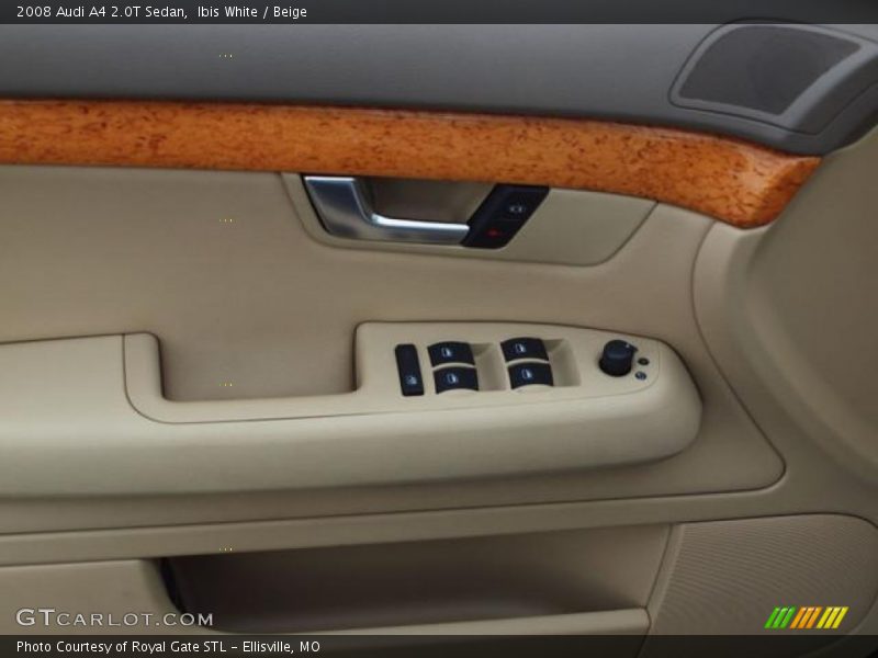 Ibis White / Beige 2008 Audi A4 2.0T Sedan