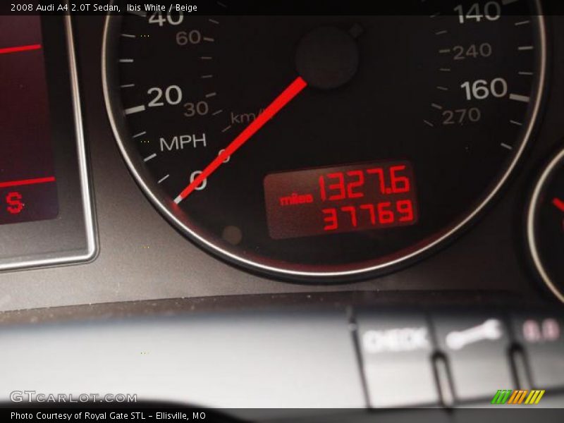 Ibis White / Beige 2008 Audi A4 2.0T Sedan