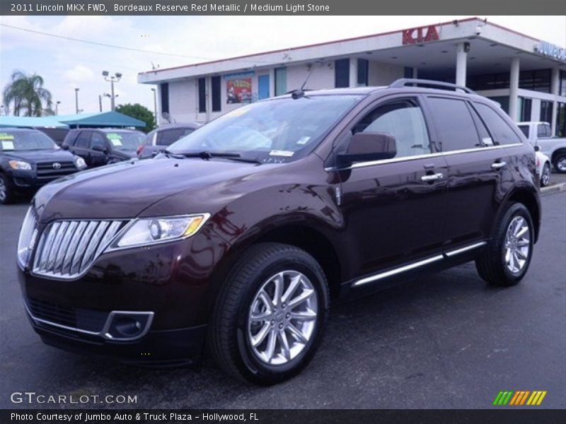 Bordeaux Reserve Red Metallic / Medium Light Stone 2011 Lincoln MKX FWD