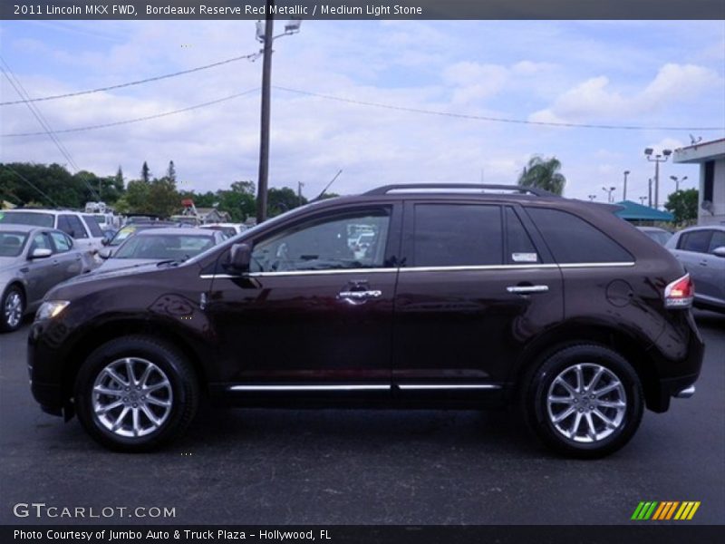 Bordeaux Reserve Red Metallic / Medium Light Stone 2011 Lincoln MKX FWD